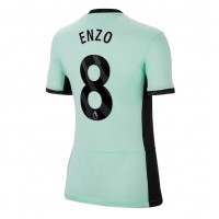 Fotballdrakt Dame Chelsea Enzo Fernandez #8 Tredjedrakt 2023-24 Kortermet